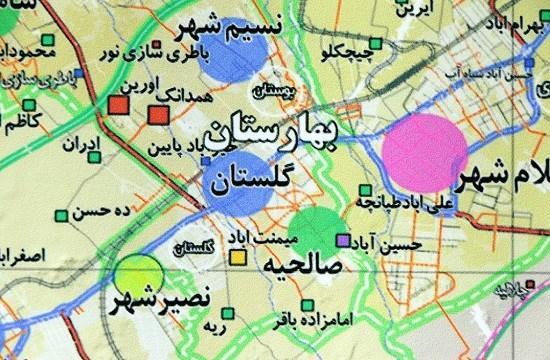 تاریخچه و نقشه جامع شهر نسیم شهر در ویکی خبرنگاران