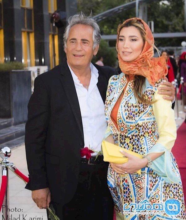 نیکی مظفری با باباجانِ خوشتیپش