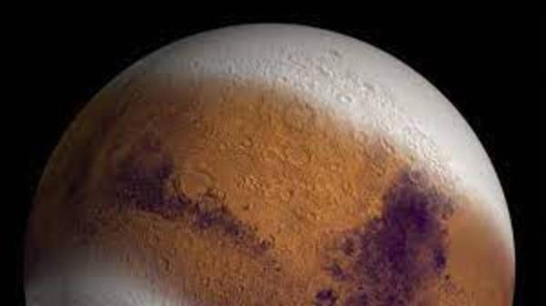 تصاویری از یخبندان در مریخ